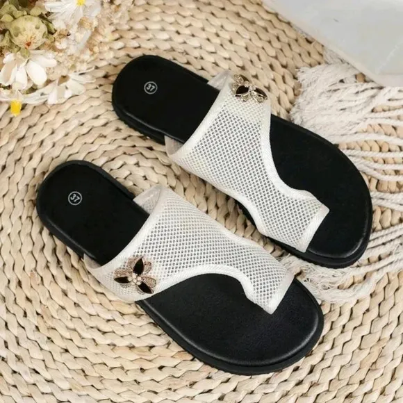 Women's Flat Slippers For Outdoor/Beach/Vacation In Summer
