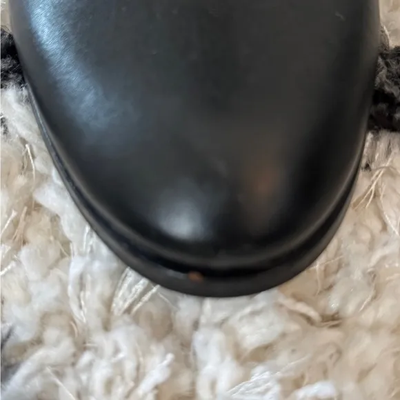 Women’s Kurt Geiger Black Soft Leather Ankle Boots w/ Buckles Size 37/6.5
