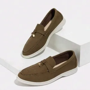 Women's Round Toe Casual Slip-On Ballet Flats, Elastic Knit Breathable Shoes
