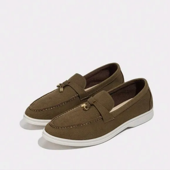 Women's Round Toe Casual Slip-On Ballet Flats, Elastic Knit Breathable Shoes