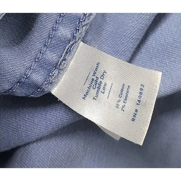 Women’s Size 4 Marine Layer Bridget Slim Leg Cropped Pants Blue