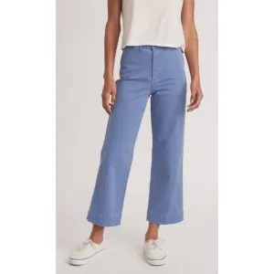Women’s Size 4 Marine Layer Bridget Slim Leg Cropped Pants Blue