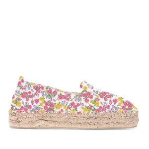Women’s Size 40 LoveShackFancy x Manebi Suede Floral Espadrilles