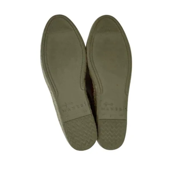 Women’s Size 40 LoveShackFancy x Manebi Suede Floral Espadrilles