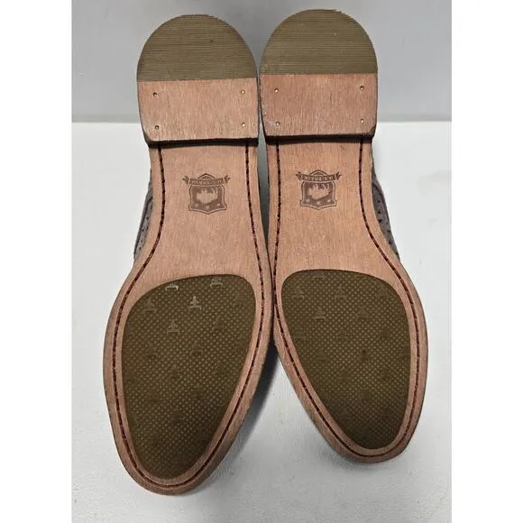 Women's Trask Ali Perforated TAUPE Suede Loafers Size 8.5 36-1554 NWOB