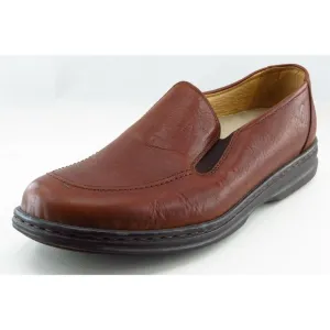World Blend Loafers &amp; Slip‎ Ons Brown Leather Men Shoes Size 42 Medium