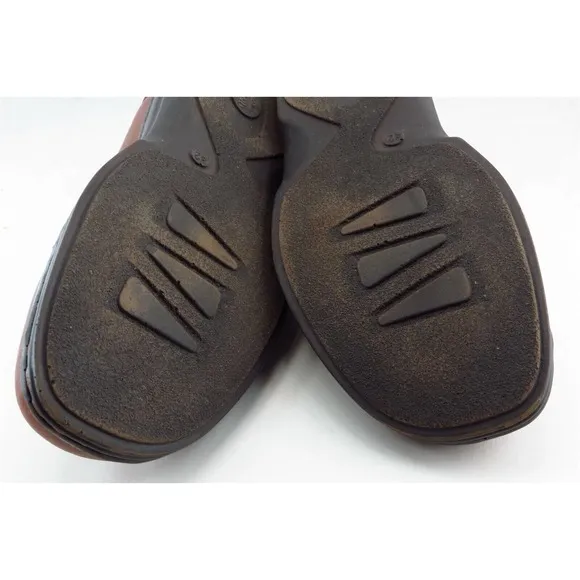 World Blend Loafers &amp; Slip‎ Ons Brown Leather Men Shoes Size 42 Medium