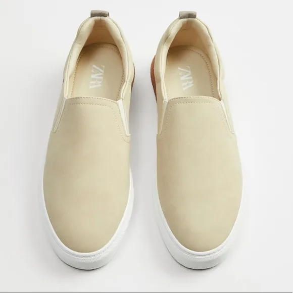 ZARA CONTRAST SOLE SNEAKERS SZ 12