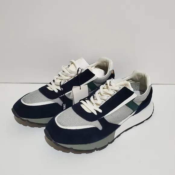 ZARA MULTICOLOURED RUNNING SNEAKERS SIZE 12