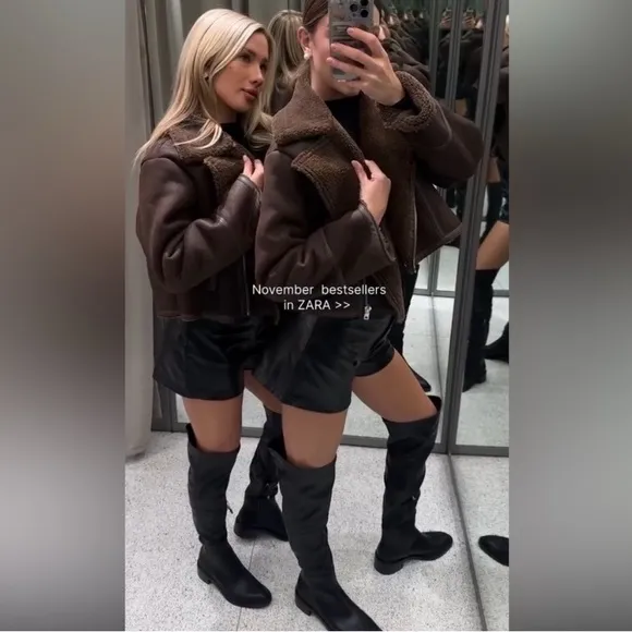 ZARA NEW TALL BOOTS OVER KNEET