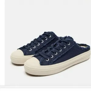 ZARA OPEN BACK FABRIC ATHLETIC SNEAKERS