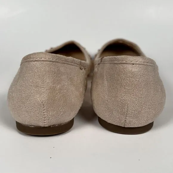 Zigi Soho Sz 6 Embellished Lace Ballet Flats Hypnotize Cream